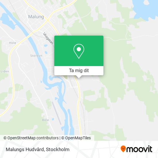 Malungs Hudvård karta