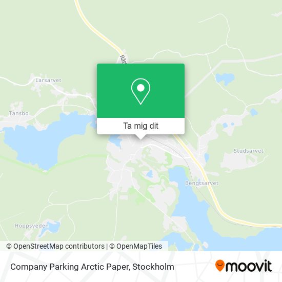 Company Parking Arctic Paper karta