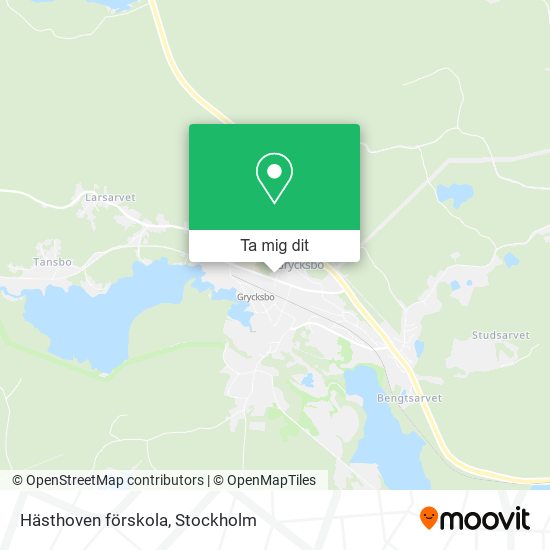 Hästhoven förskola karta