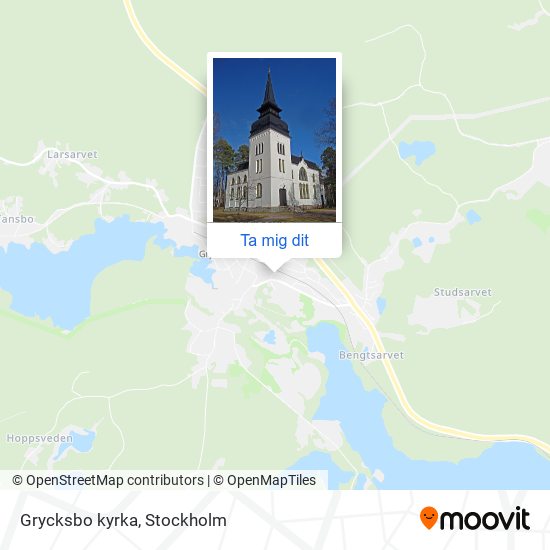 Grycksbo kyrka karta