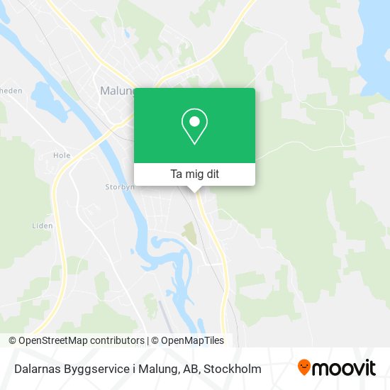 Dalarnas Byggservice i Malung, AB karta