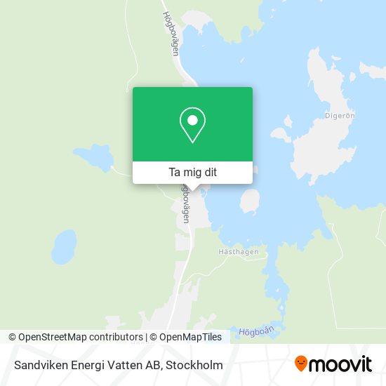 Sandviken Energi Vatten AB karta