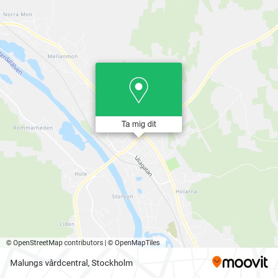 Malungs vårdcentral karta