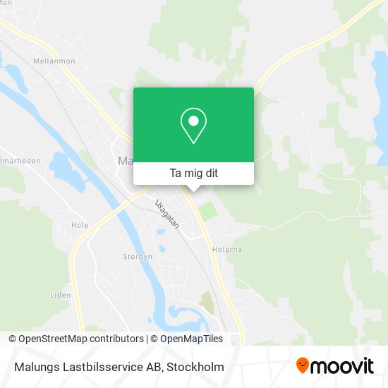 Malungs Lastbilsservice AB karta