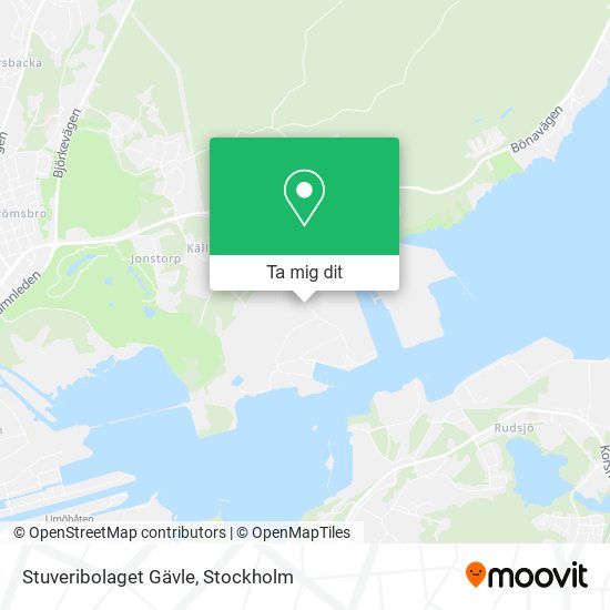 Stuveribolaget Gävle karta