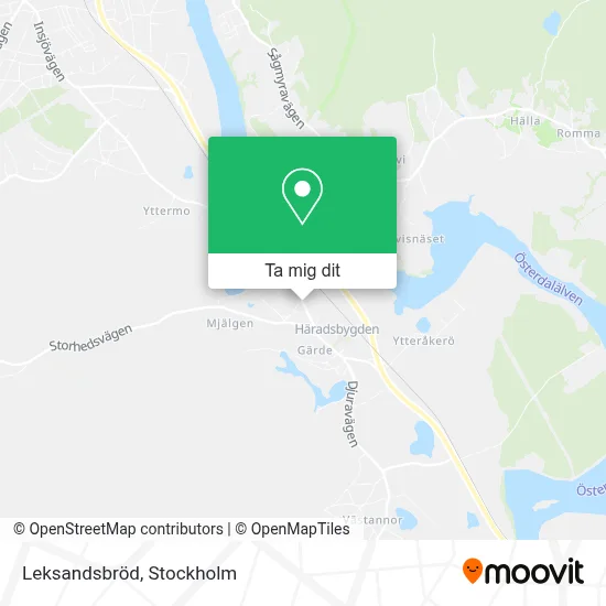 Leksandsbröd karta