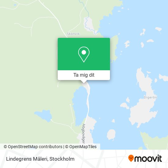 Lindegrens Måleri karta