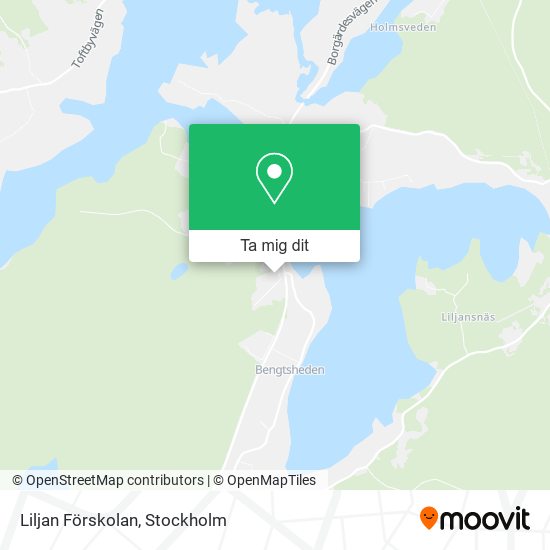 Liljan Förskolan karta