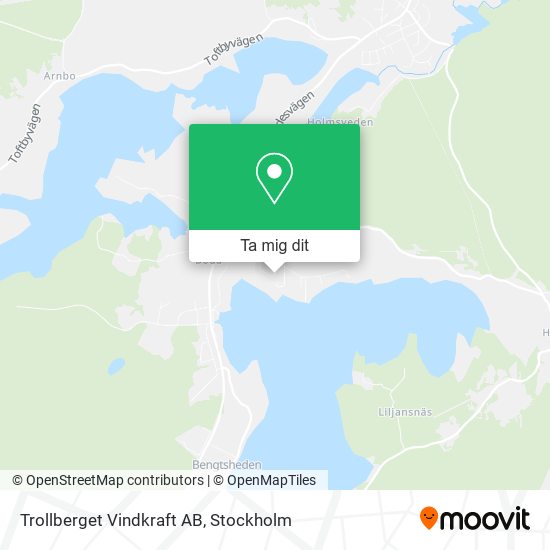 Trollberget Vindkraft AB karta