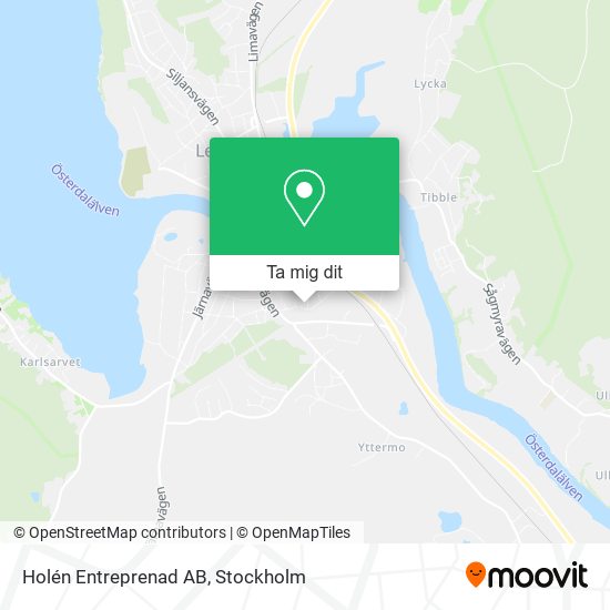 Holén Entreprenad AB karta
