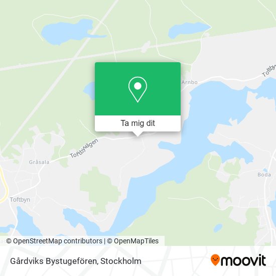 Gårdviks Bystugefören karta
