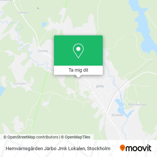 Hemvärnsgården Järbo Jmk Lokalen karta