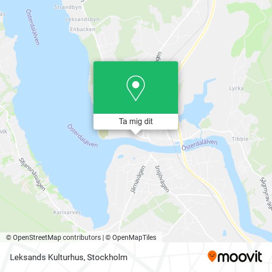 Leksands Kulturhus karta