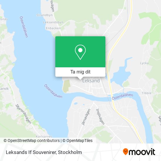 Leksands If Souvenirer karta