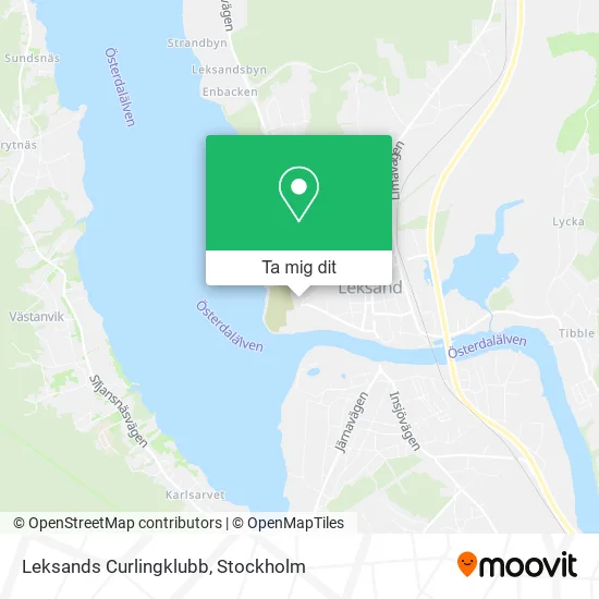 Leksands Curlingklubb karta