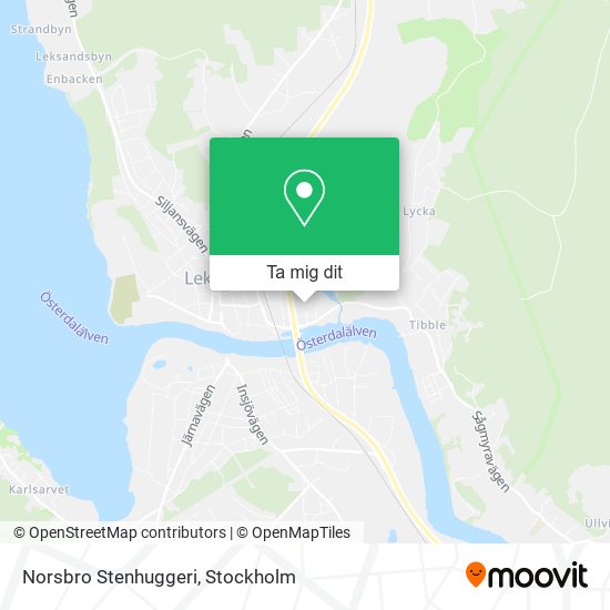 Norsbro Stenhuggeri karta