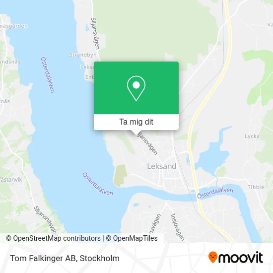 Tom Falkinger AB karta