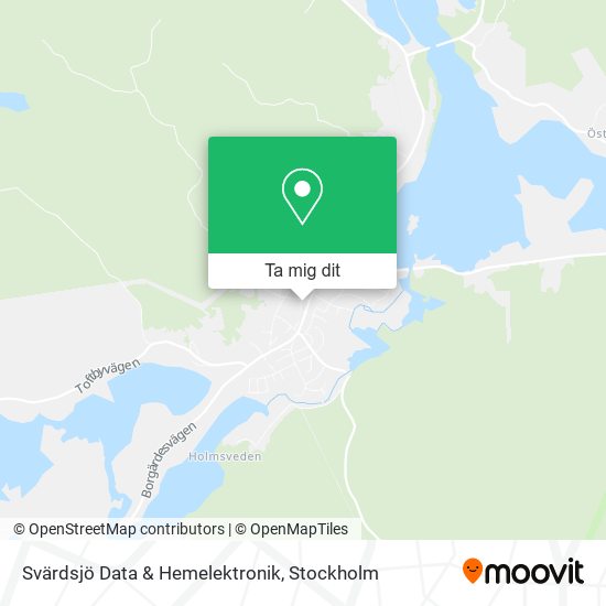 Svärdsjö Data & Hemelektronik karta