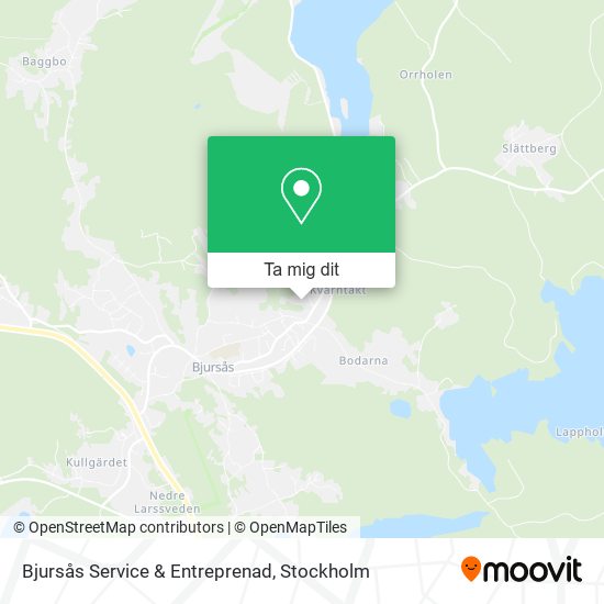 Bjursås Service & Entreprenad karta