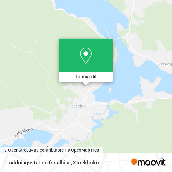 Laddningsstation för elbilar karta