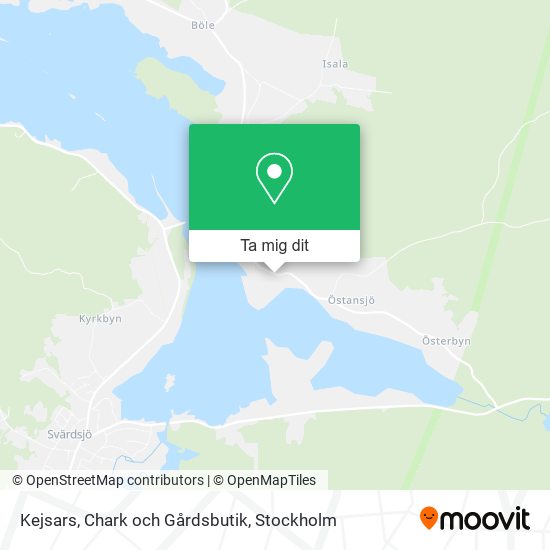 Kejsars, Chark och Gårdsbutik karta