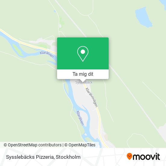 Sysslebäcks Pizzeria karta