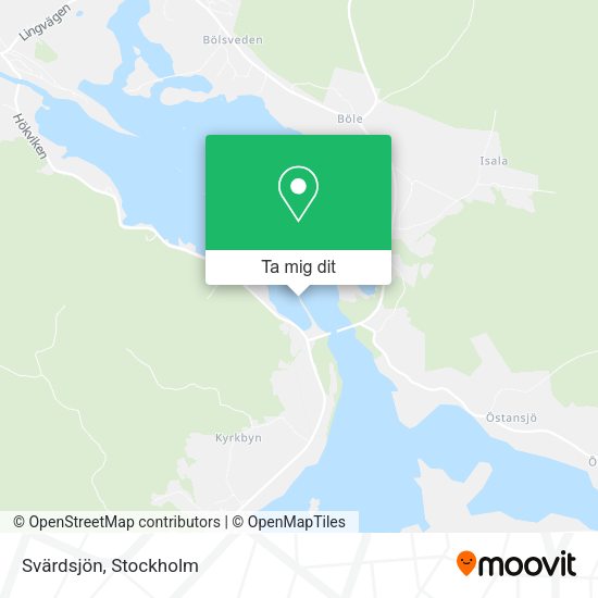 Svärdsjön karta