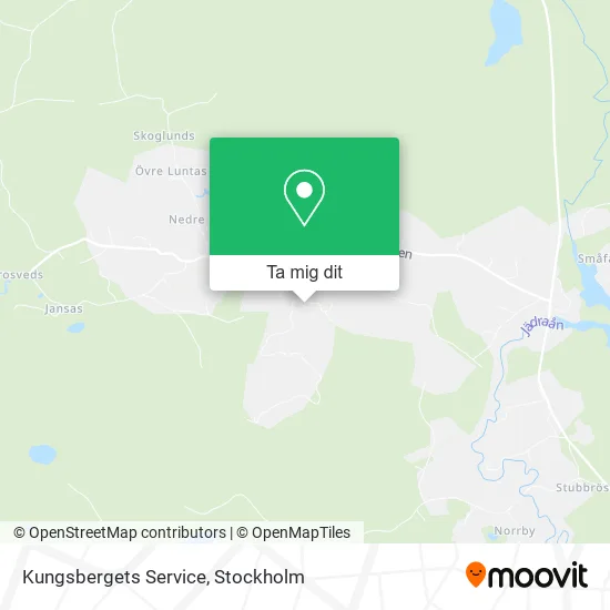 Kungsbergets Service karta