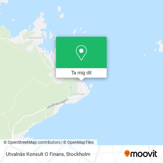 Utvalnäs Konsult O Finans karta