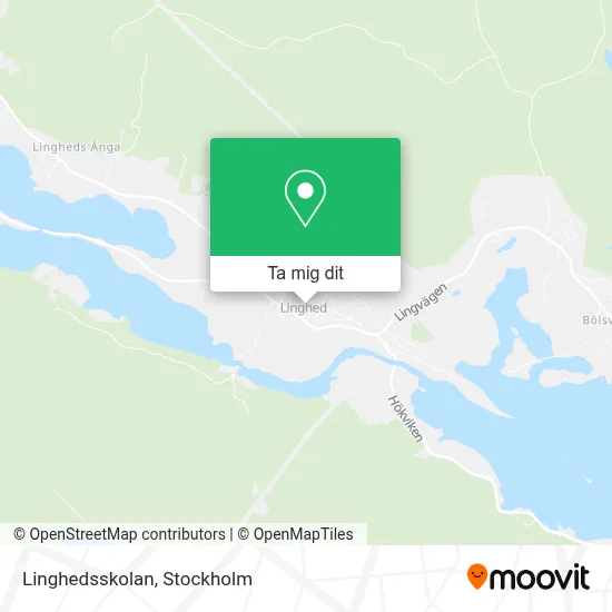 Linghedsskolan karta