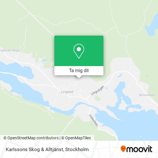 Karlssons Skog & Alltjänst karta