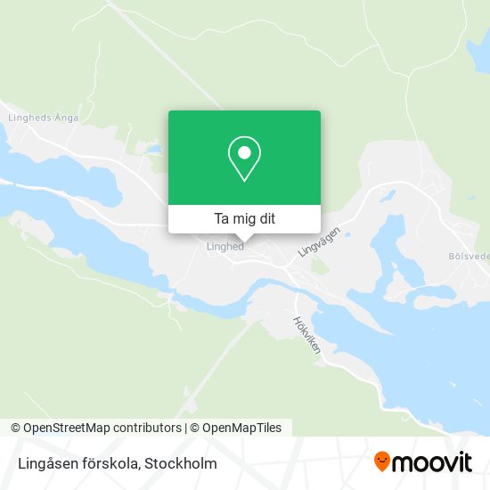 Lingåsen förskola karta