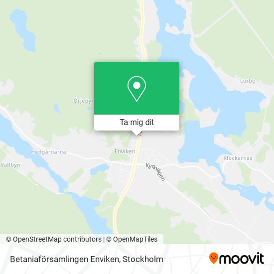 Betaniaförsamlingen Enviken karta