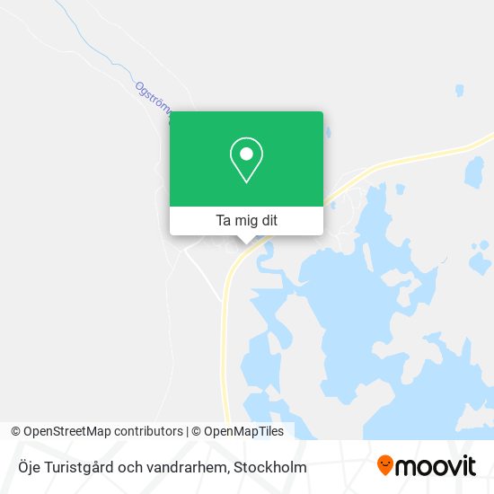 Öje Turistgård och vandrarhem karta