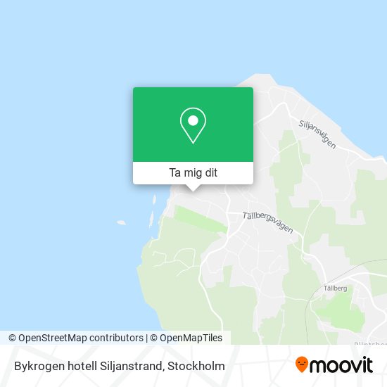 Bykrogen hotell Siljanstrand karta