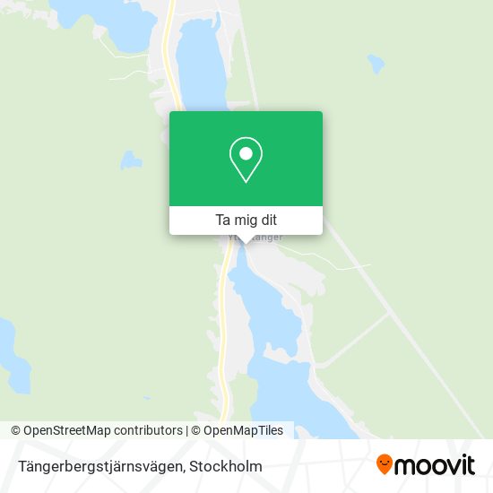 Tängerbergstjärnsvägen karta