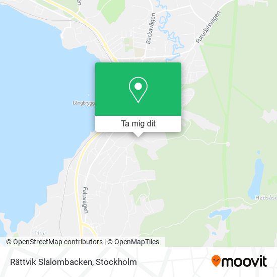 Rättvik Slalombacken karta