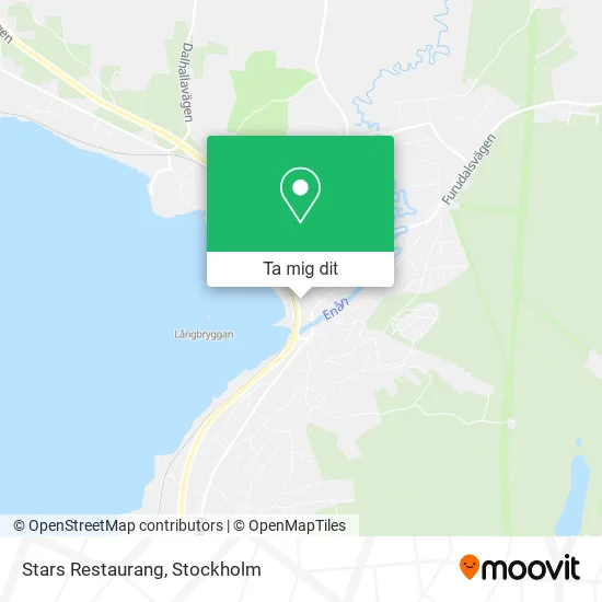 Stars Restaurang karta