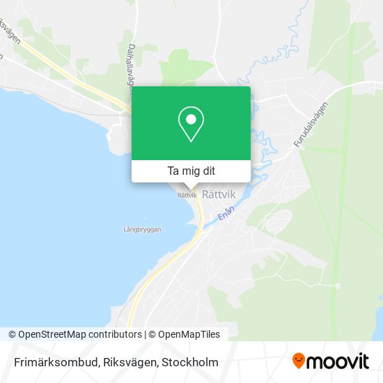 Frimärksombud, Riksvägen karta