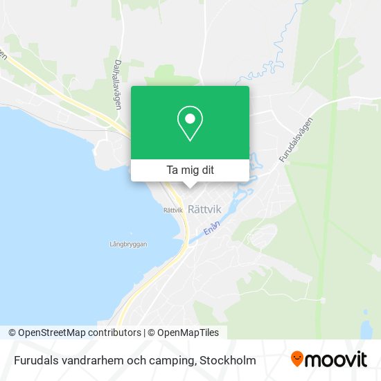 Furudals vandrarhem och camping karta