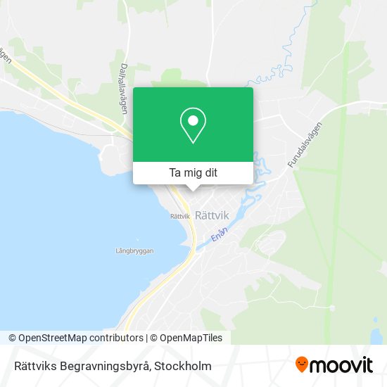 Rättviks Begravningsbyrå karta