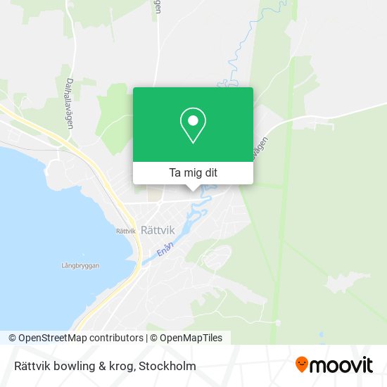 Rättvik bowling & krog karta