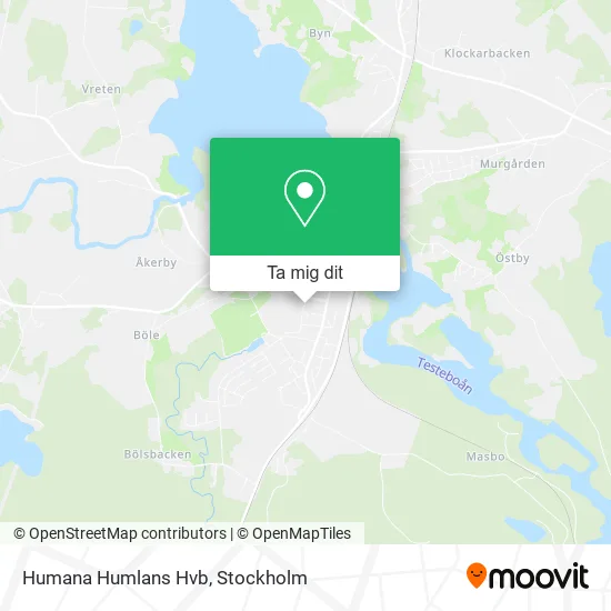 Humana Humlans Hvb karta