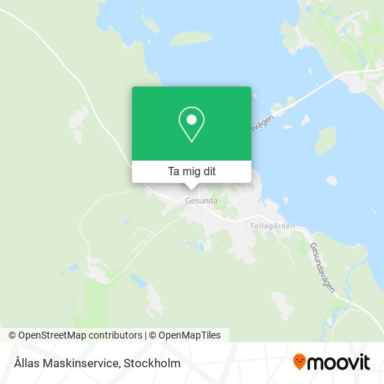 Ållas Maskinservice karta