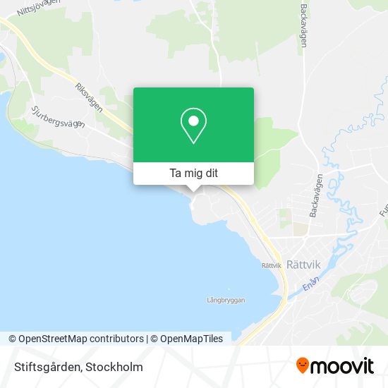 Stiftsgården karta