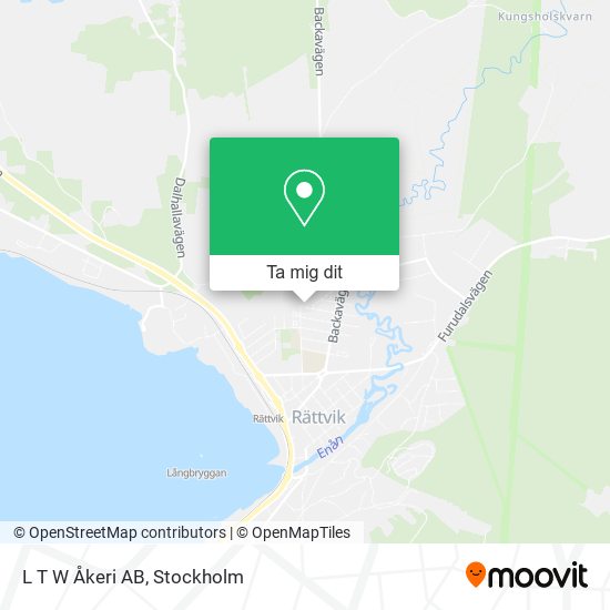 L T W Åkeri AB karta