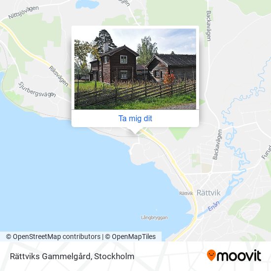 Rättviks Gammelgård karta