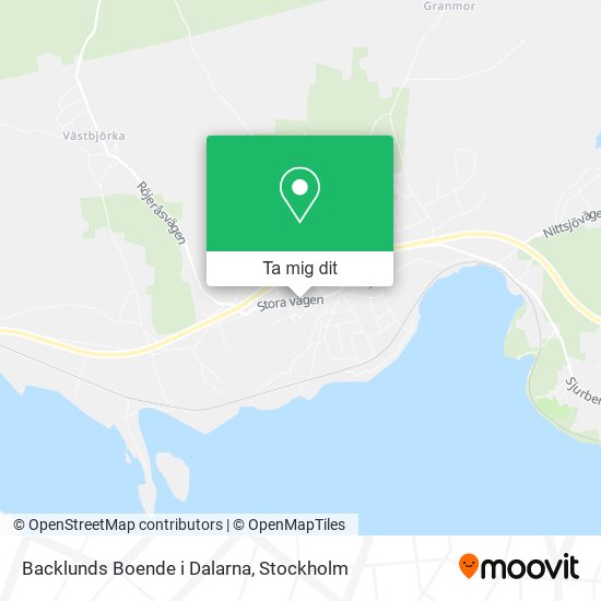 Backlunds Boende i Dalarna karta