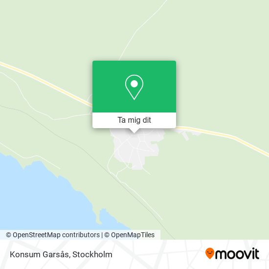 Konsum Garsås karta