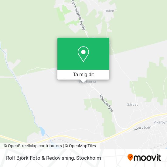 Rolf Björk Foto & Redovisning karta